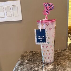 Target x Roller Rabbit Disco Heart Tumbler